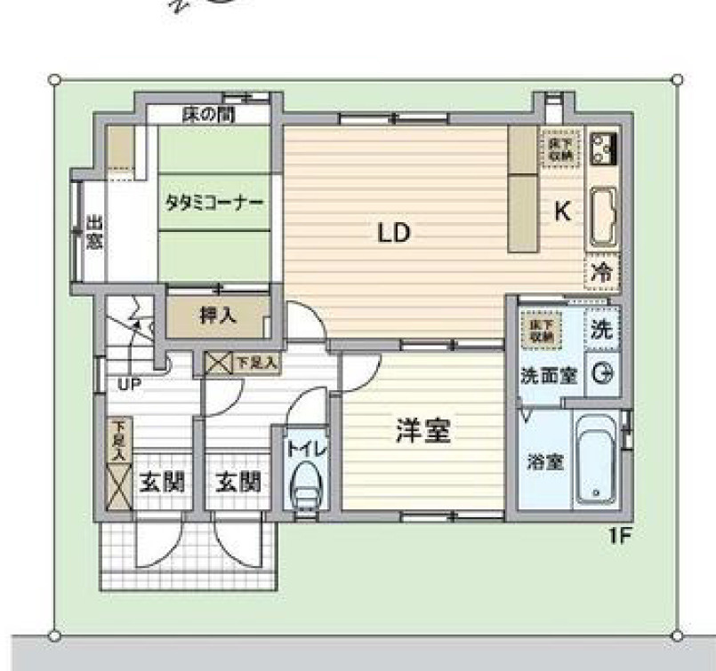 諏訪2丁目１貸家