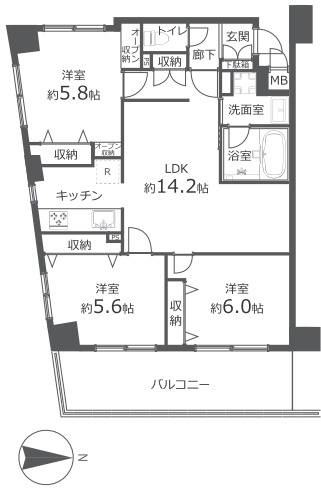 キャッスルマンション浮間舟渡