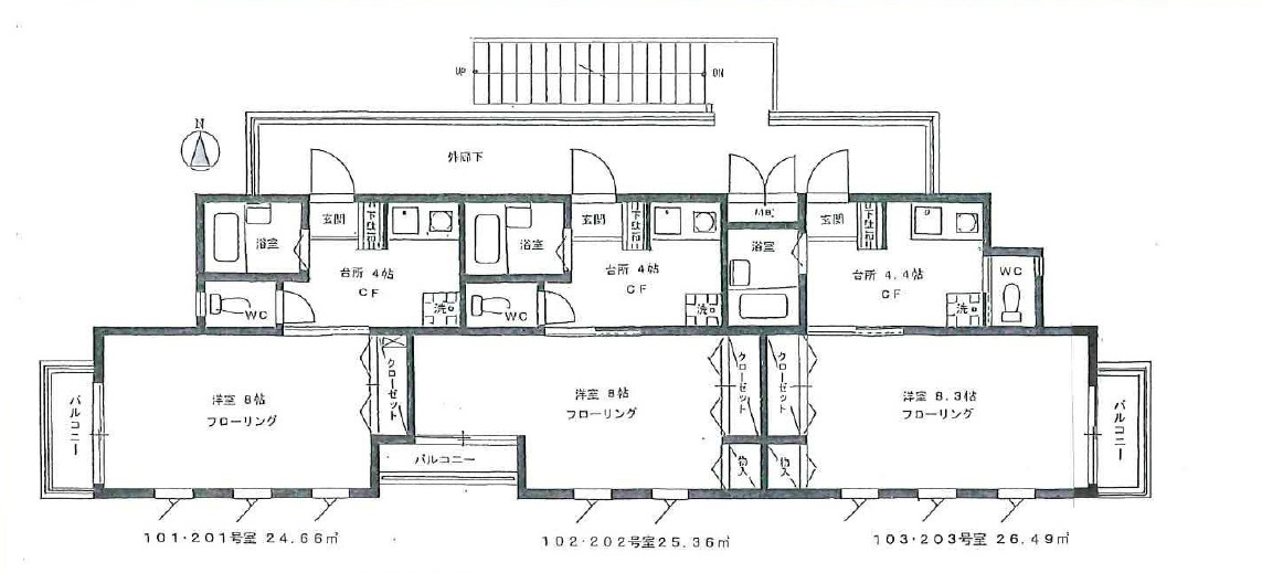 モンペリエⅡの間取り