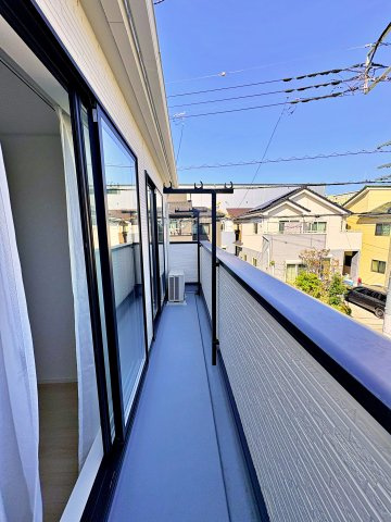 《仲介手数料半額》上尾市領家　全12棟　12号棟のバルコニー