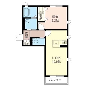 ＣＡＳＡ　ＶＥＲＤＥ　Ｂ棟　の間取り
