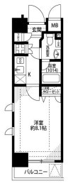 【間取り】 | プレール・ドゥーク東京EASTⅢ | 間取りです。