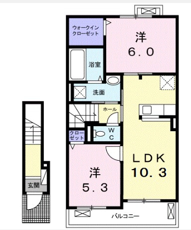 アレーナ　ノースの間取り