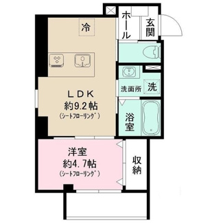 【間取り】 | 錦邸南麻布 | 間取りです。