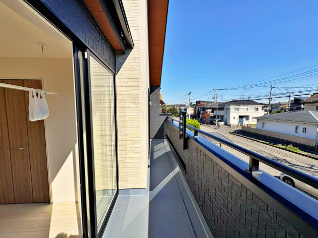 《仲介手数料半額》桶川市坂田　全1棟のバルコニー