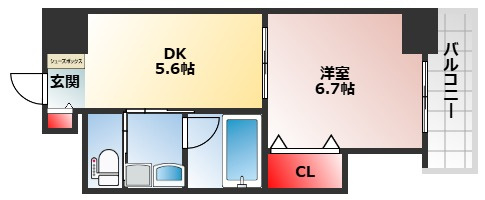 【間取り】 | ハイツ　シリウス