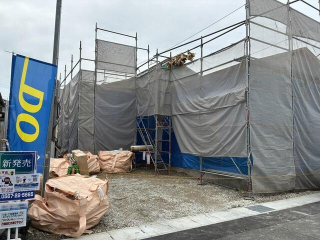 新築戸建て・仲介手数料無料）津島市葉苅町・１号棟の外観|おしゃれな外観です