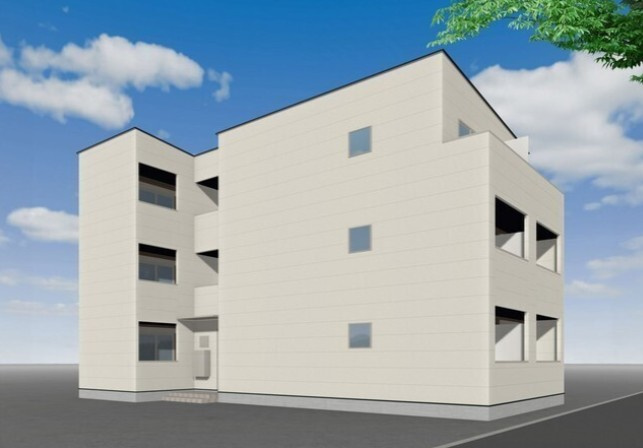 (仮称)ジーメゾン相模台ソレーネ※初期費用分割あと払いサービス利用可能物件の外観パース
