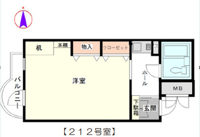 ラフェブランシュ岡本の間取り