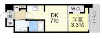 JPレジデンス大阪城東Ⅳの間取り
