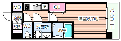 【間取り】 | クリスタルグランツみなとシティ