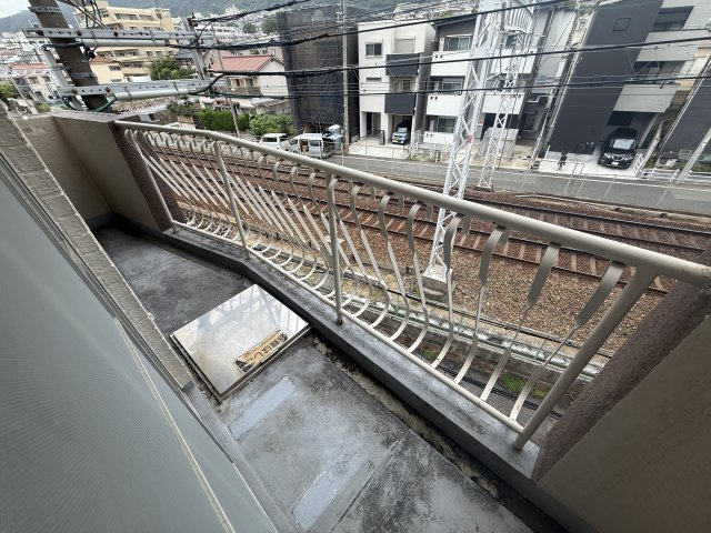 篠原南マンションのバルコニー