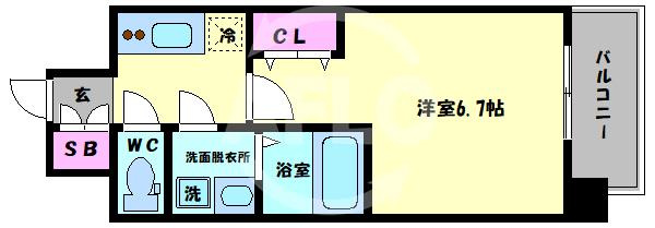 クリスタルグランツみなとシティの間取り|クリスタルグランツみなとシティ　間取り