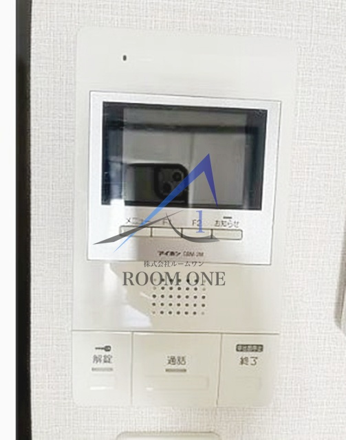 グレイヒルズのセキュリティ|モニター付きインターホンです。