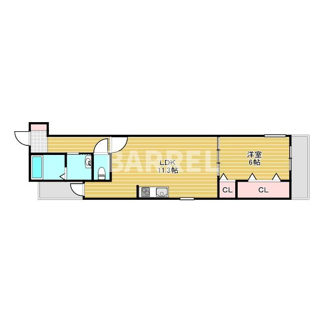 フジパレス庄内の間取り