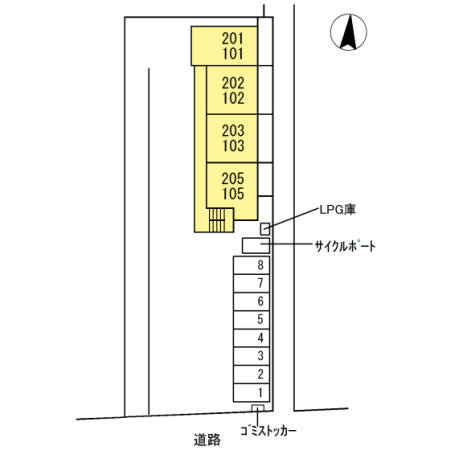 メゾン・ド・レーヴの区画図