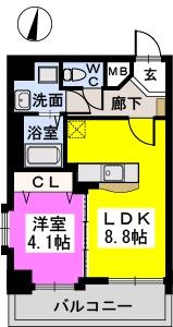 【間取り】 | メゾンド　オハナ  