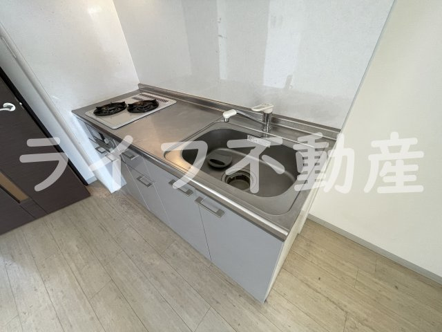 Art　Pension高井田のキッチン|きれいなキッチンです