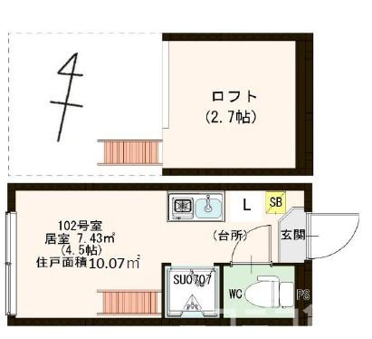 【間取り】 | ハーモニーテラス西ヶ原