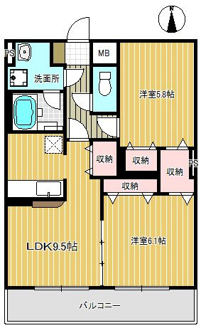 【間取り】 | パミール大成