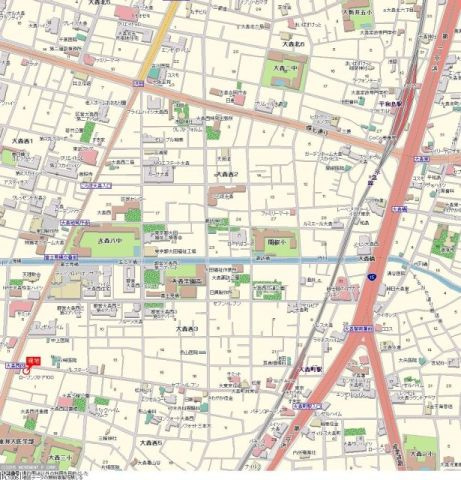 エスコート大森の地図