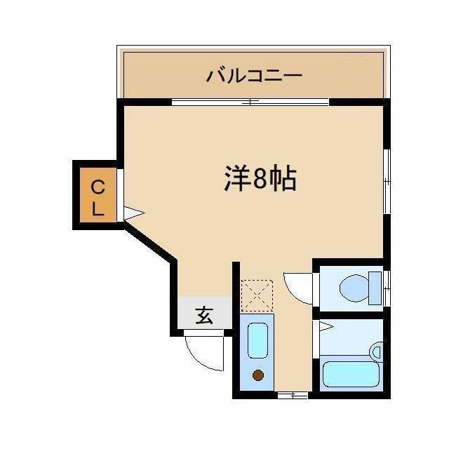 クレセントフラッツ２の間取り|間取りです。