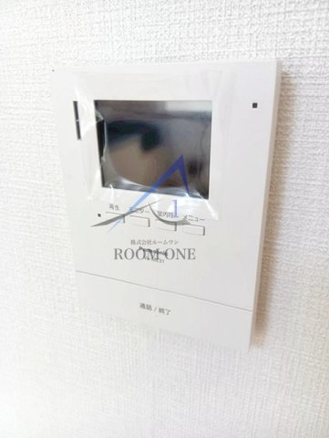 サクラハイムのセキュリティ|モニター付きインターホンです。