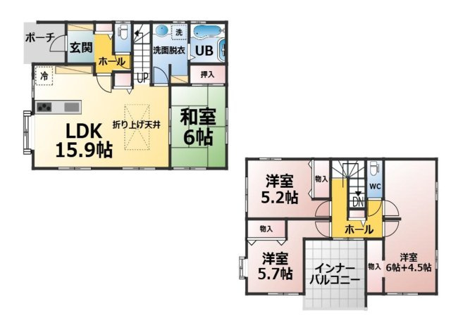【間取り】 | 大泉町坂田　中古住宅