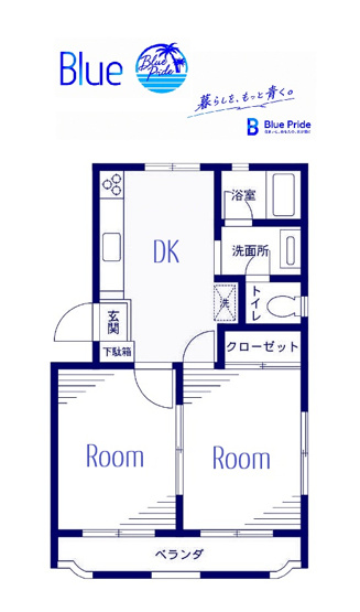 【間取り】 | カワイコーポ814
