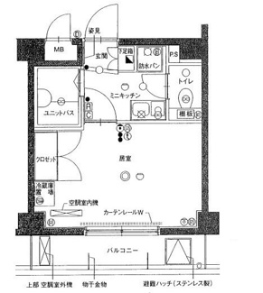 【間取り】 | エスコート中野大和町 | 間取りです。