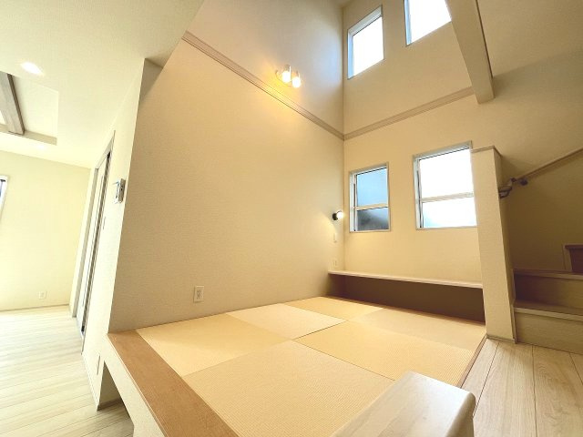 【和室】 | 大野城市大城3丁目　3号棟（全7棟）【仲介手数料無料・0円】 | 施工例。施工例は完成時と異なる場合があります。