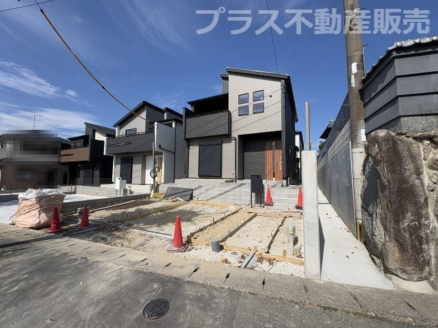 【外観】 | 大野城市大城3丁目　3号棟（全7棟）【仲介手数料無料・0円】 | 現地写真。同じ物件を見るなら、プラス不動産販売にお任せ下さい。