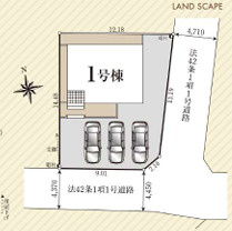 『八王子市新築戸建て』八王子市中野上町4-26-29【仲介手数料無料】　　３６期の区画図|～仲介手数料無料☆八王子ひなた不動産～八王子市中野上町　新築戸建て