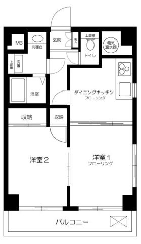 クレアパーク野方の間取り|間取りです。