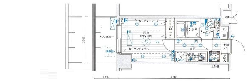 ル・リオン大塚の間取り|間取りです。