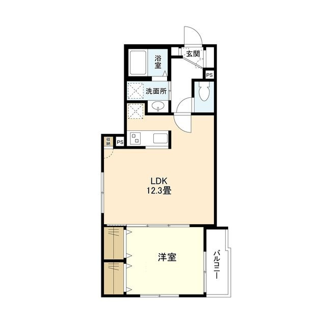 ウェルスクエア田端の間取り|間取りです。
