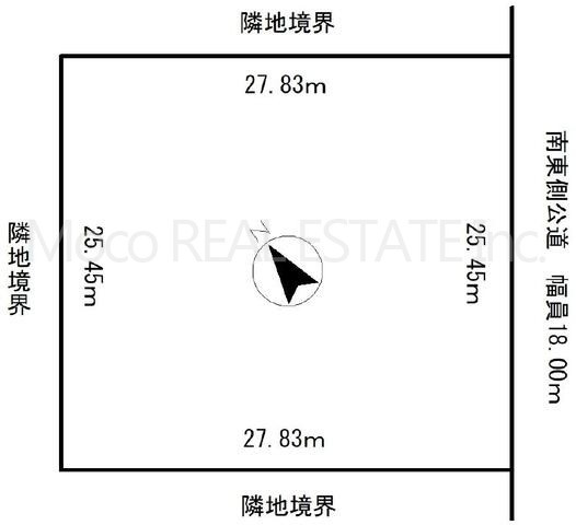 【区画図】 | 北見市三楽町中古住宅