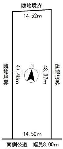 【区画図】 | 北見市美山町中古住宅