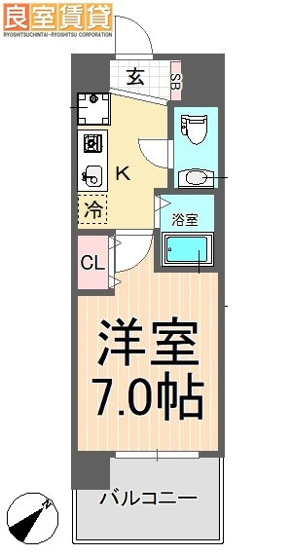 【間取り】 | パークフラッツ金山