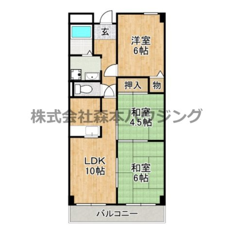 【間取り】 | 　コーポ小林