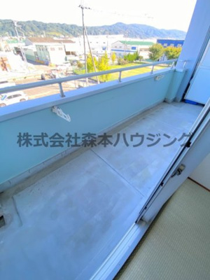 【バルコニー】 | 　コーポ小林 | お洗濯にも便利なバルコニー付き