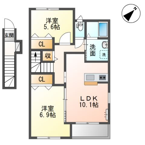 エトワールの間取り