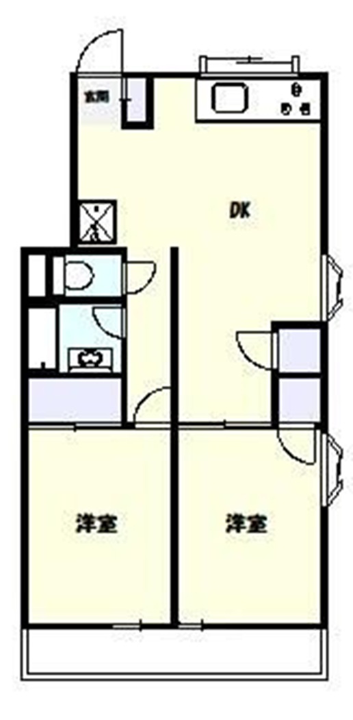 ＤＲホームズ鵜の木の間取り|間取りです。