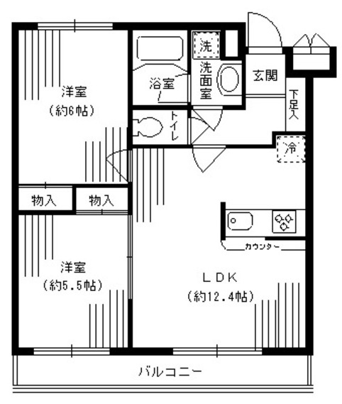 ルミエール妙蓮寺IIの間取り|間取りです。