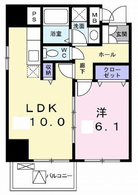 Ｌａ　Ｐｅｎｔｅ　Ｖｏｌｕｍｅの間取り|間取りです。