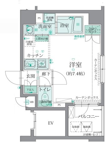 LEXE AZEST亀戸の間取り|間取りです。