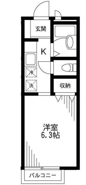 メゾンソレジオの間取り|間取りです。