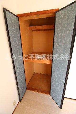 ローズリバーつくばの収納|専用の収納スペースです