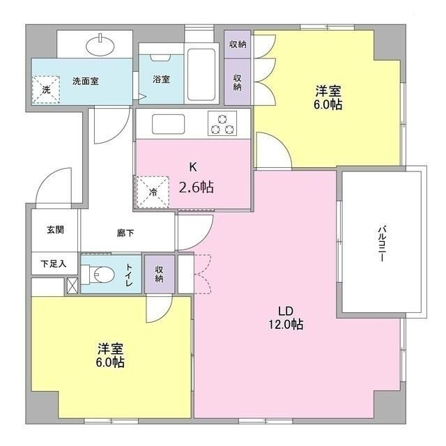 グランリヴィエールの間取り|間取りです。