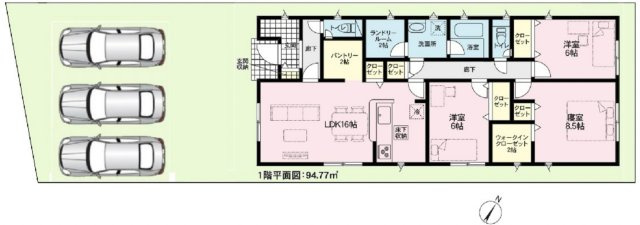 クレイドルガーデン　白山市松本町　第５